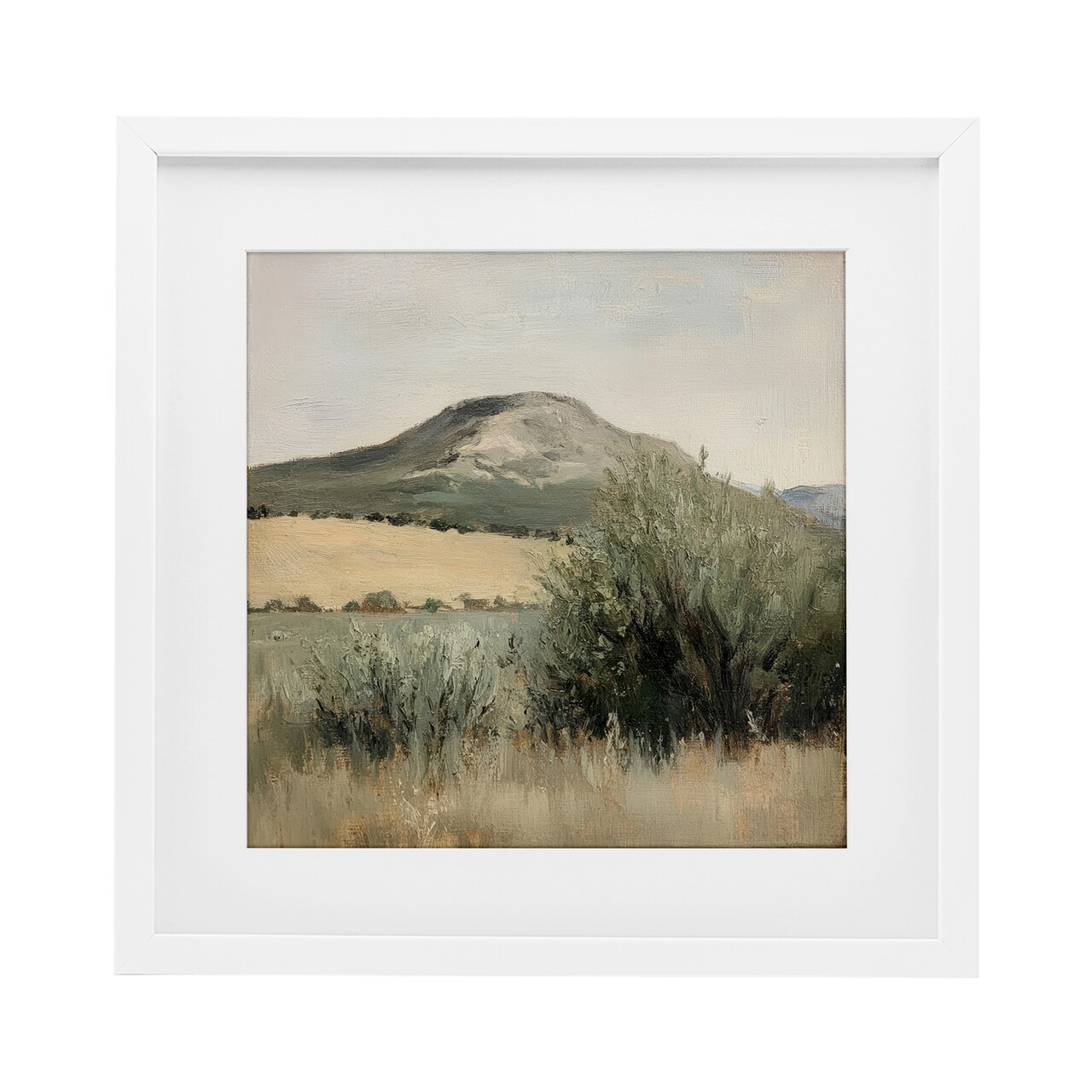Stupell Industries Spring Mountain Meadow Landscape Framed Print Under Glass, design by Petal Prints Design